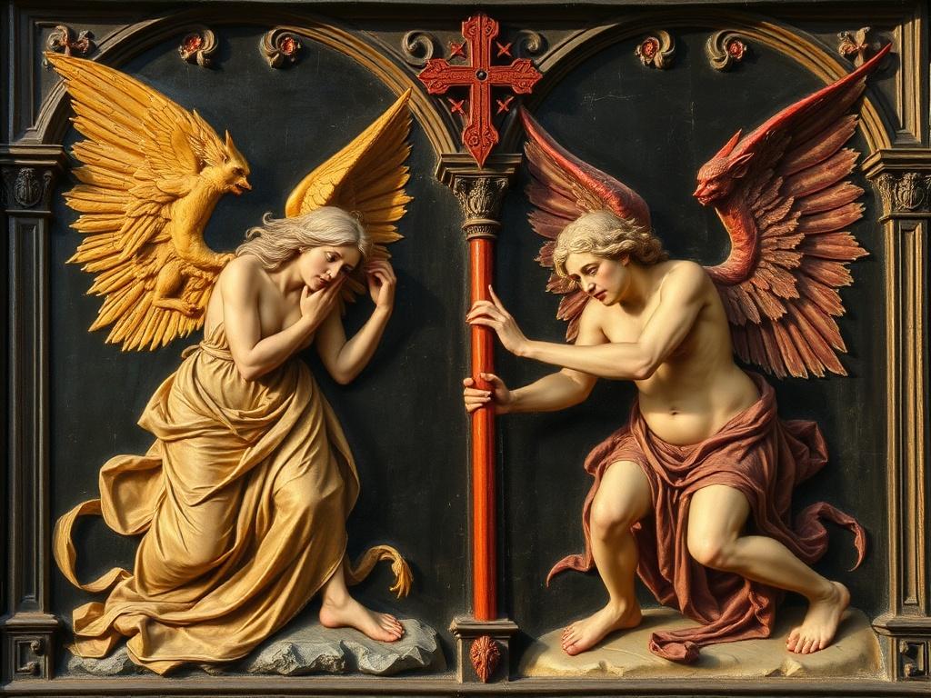 Религиозные мотивы в готике: ангелы и демоны