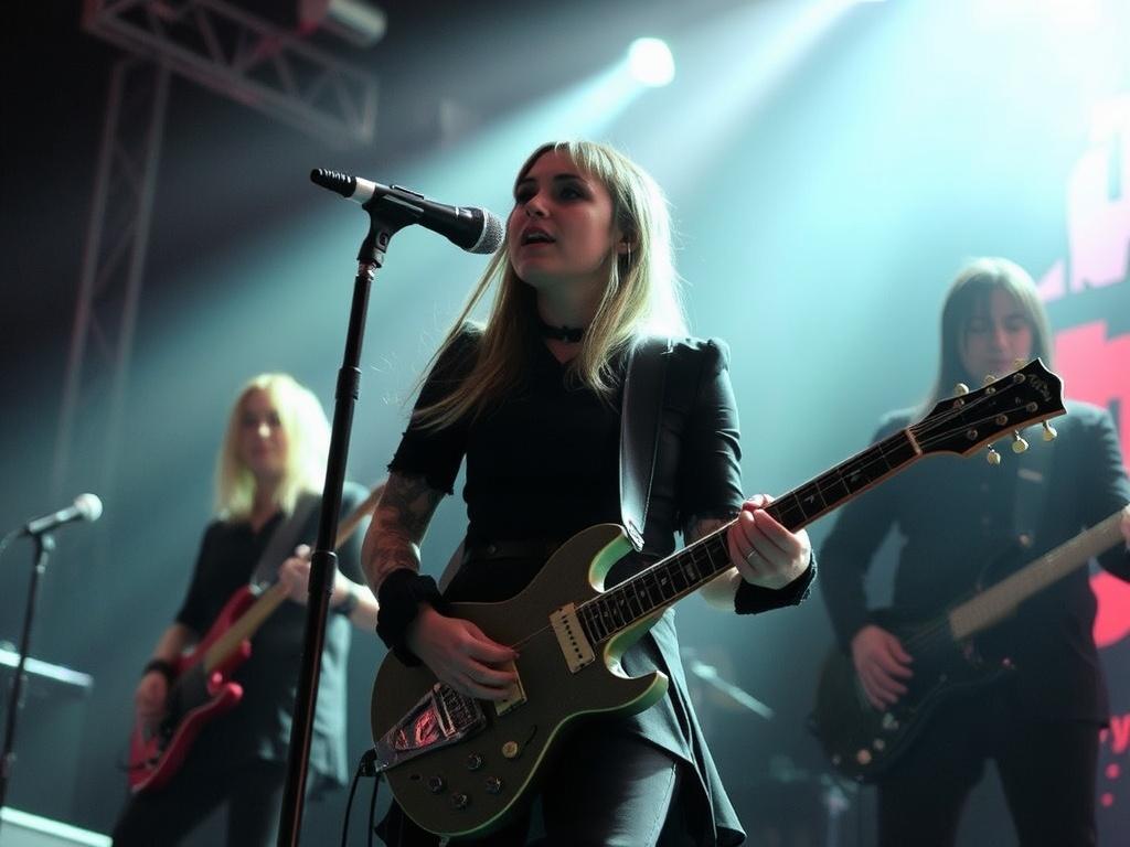 Концертные образы: стиль готик‑рок музыкантов и ночь на сцене